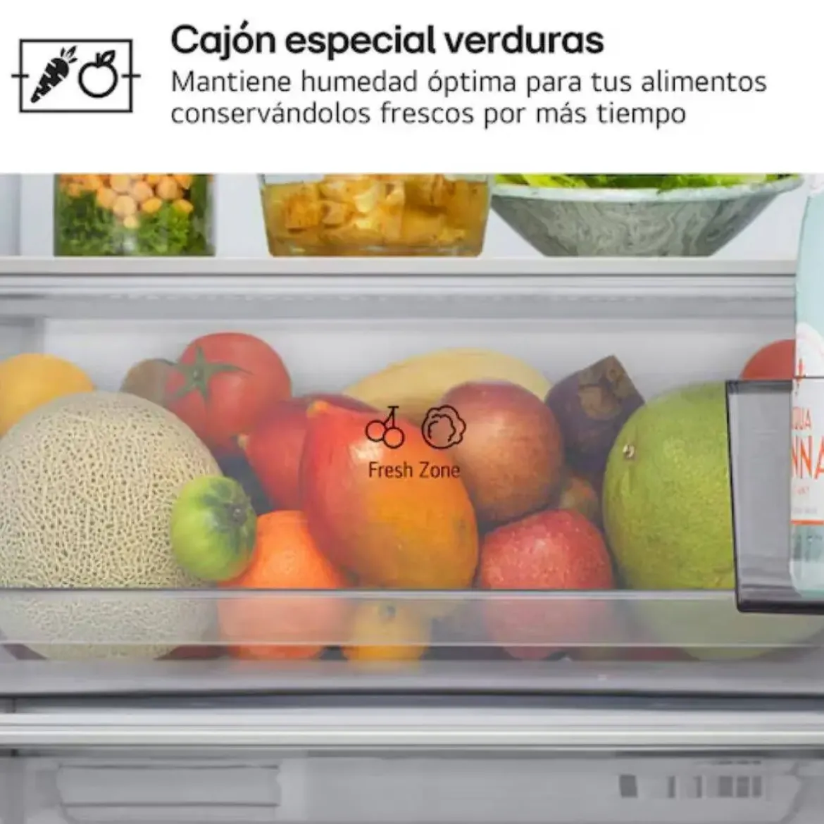 Frigorífico Combi LG Inox Door Cooling GSJ11Y