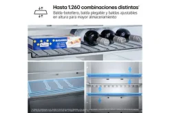 Frigorífico Combi LG 375L No Frost Blanco GBBS322CSW