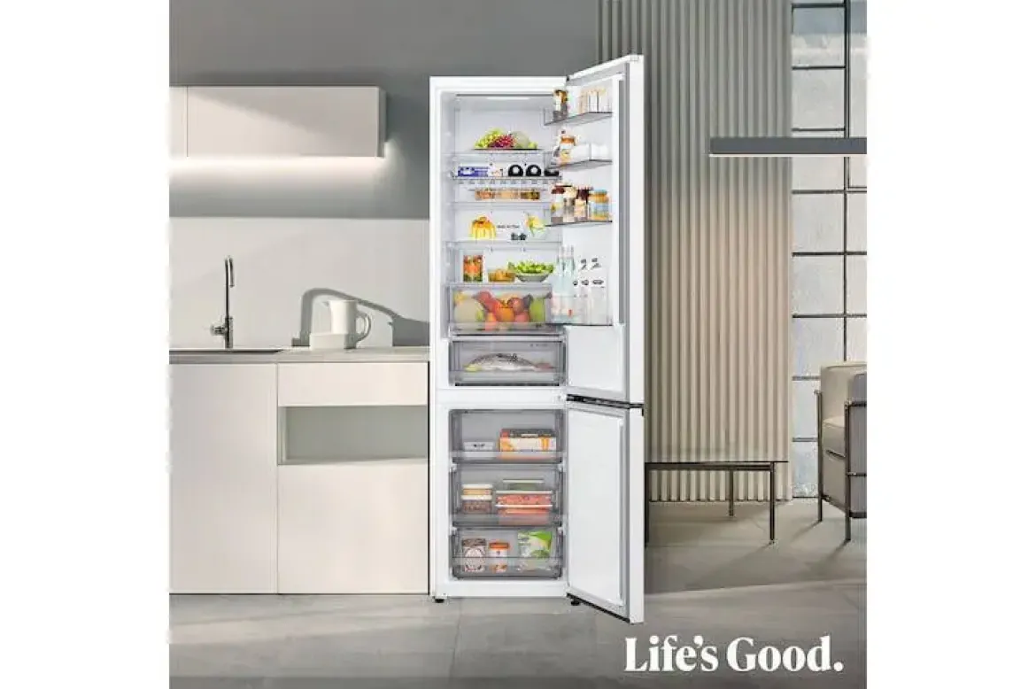 Frigorífico Combi LG 375L No Frost Blanco GBBS322CSW