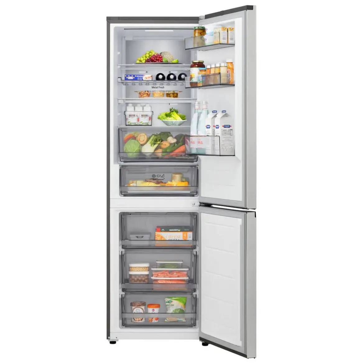 Frigorífico Combi LG No Frost Inox Antihuellas 333L GBBS514CPY