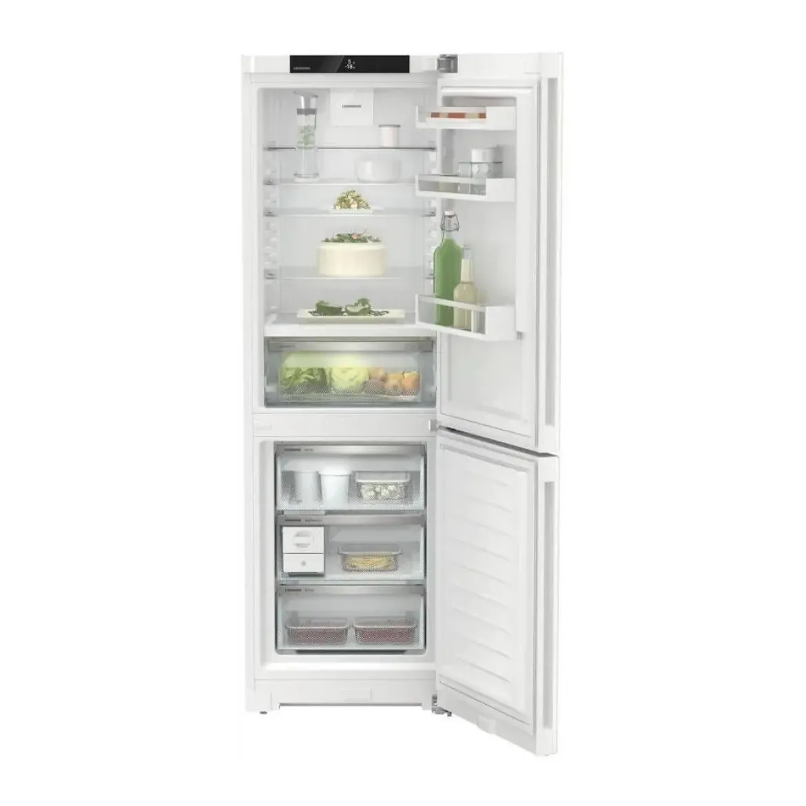 Frigorífico Combi LIEBHERR PURE No Frost 371 L Blanco Clase D CND5703