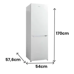 Frigorífico Combi No Frost Clase E INFINITON FGC-236C70WEM