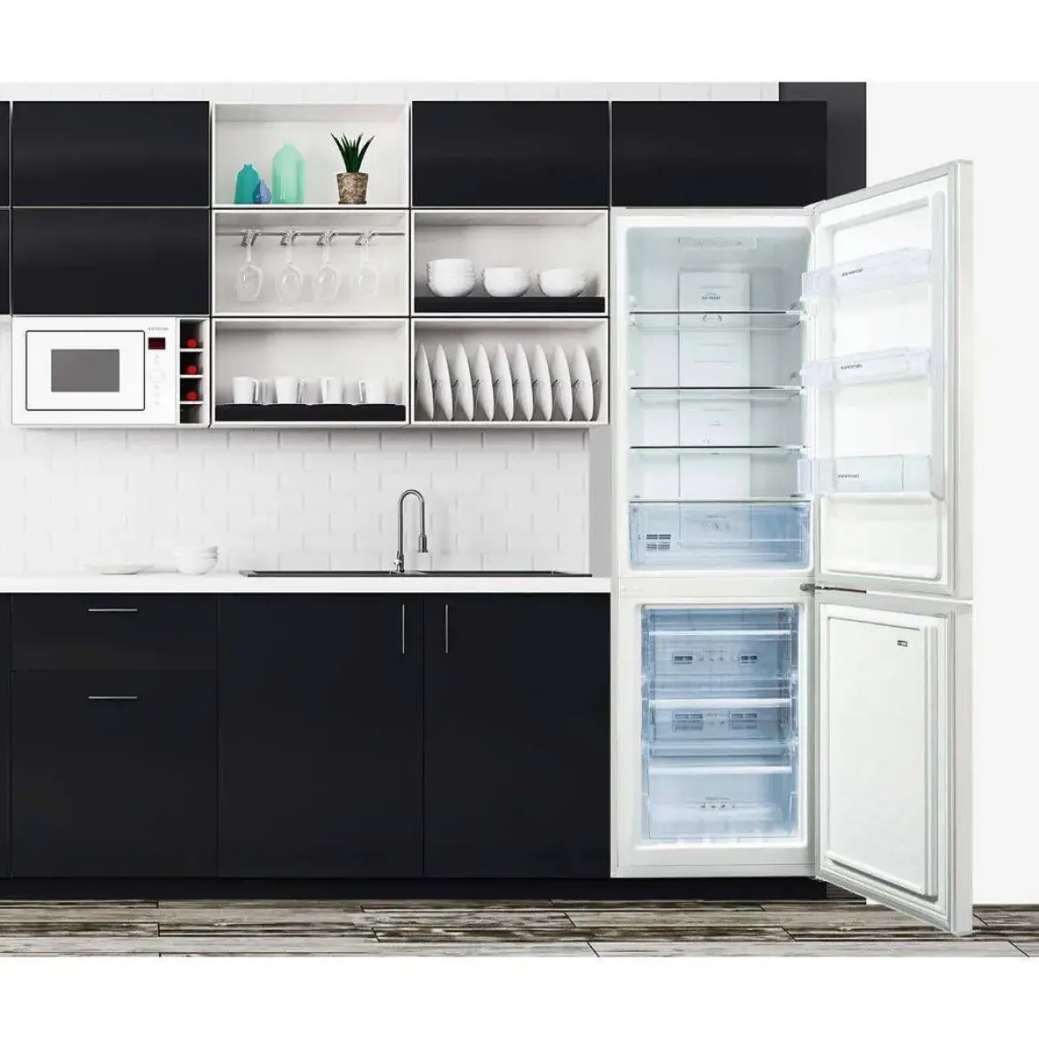 Frigorífico Combi No Frost Clase E INFINITON FGC-236C70WEM