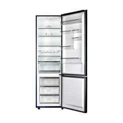 Frigorífico Combi No Frost Cristal Negro INFINITON FGC403C20BDG