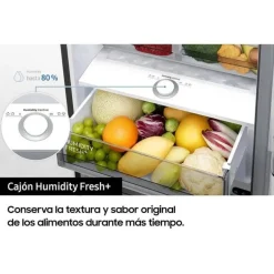Frigorífico Combi SAMSUNG 203 cm Inox 390 Litros Clase D RB38C776DS9