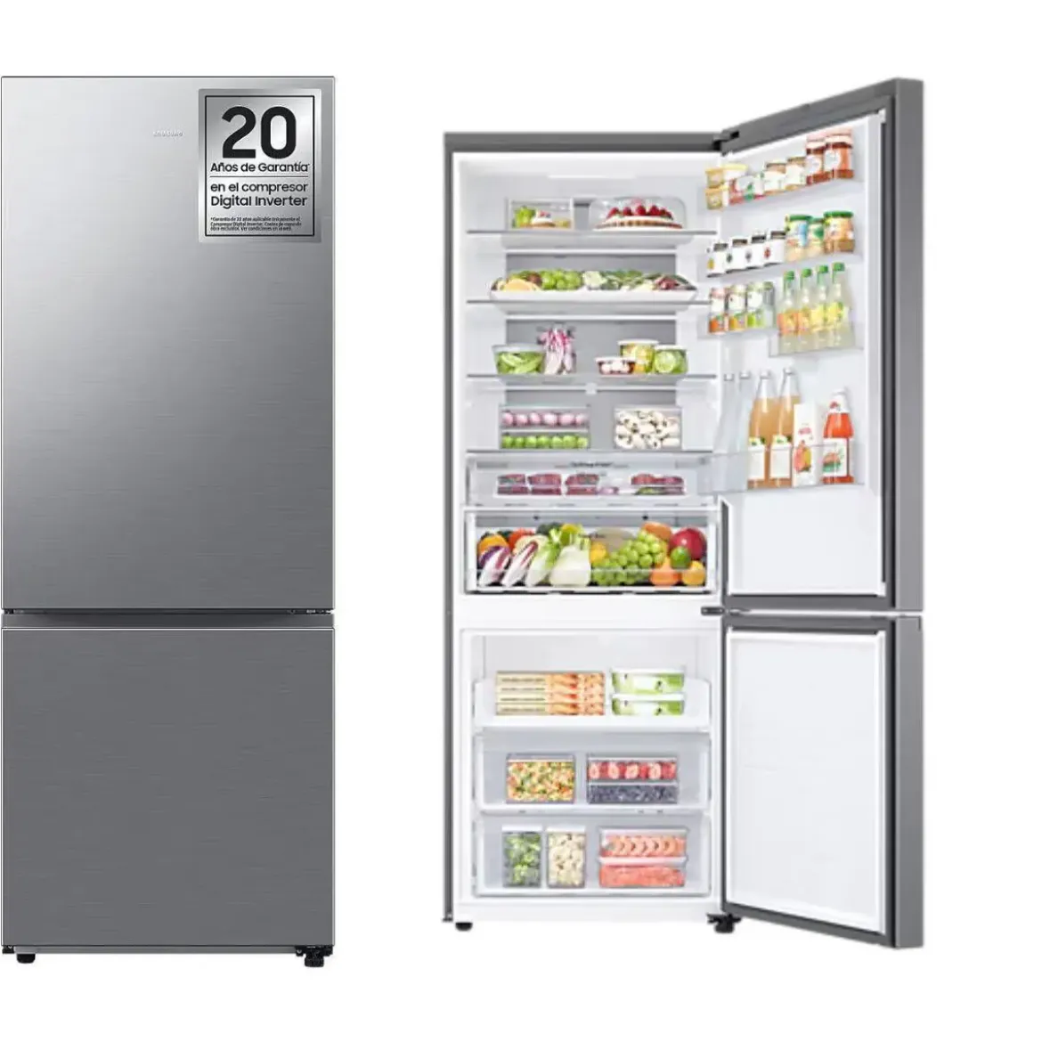Frigorífico Combi SAMSUNG 203 cm 538 Litros Clase E RB53DG703ES9