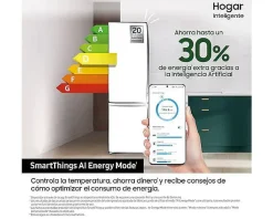 Frigorífico Combi Samsung 344 Litros No Frost Blanco RB34C600DWW