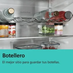 Frigorífico Combi SIEMENS NoFrost Acero Negro Antihuellas KG39NVXCG