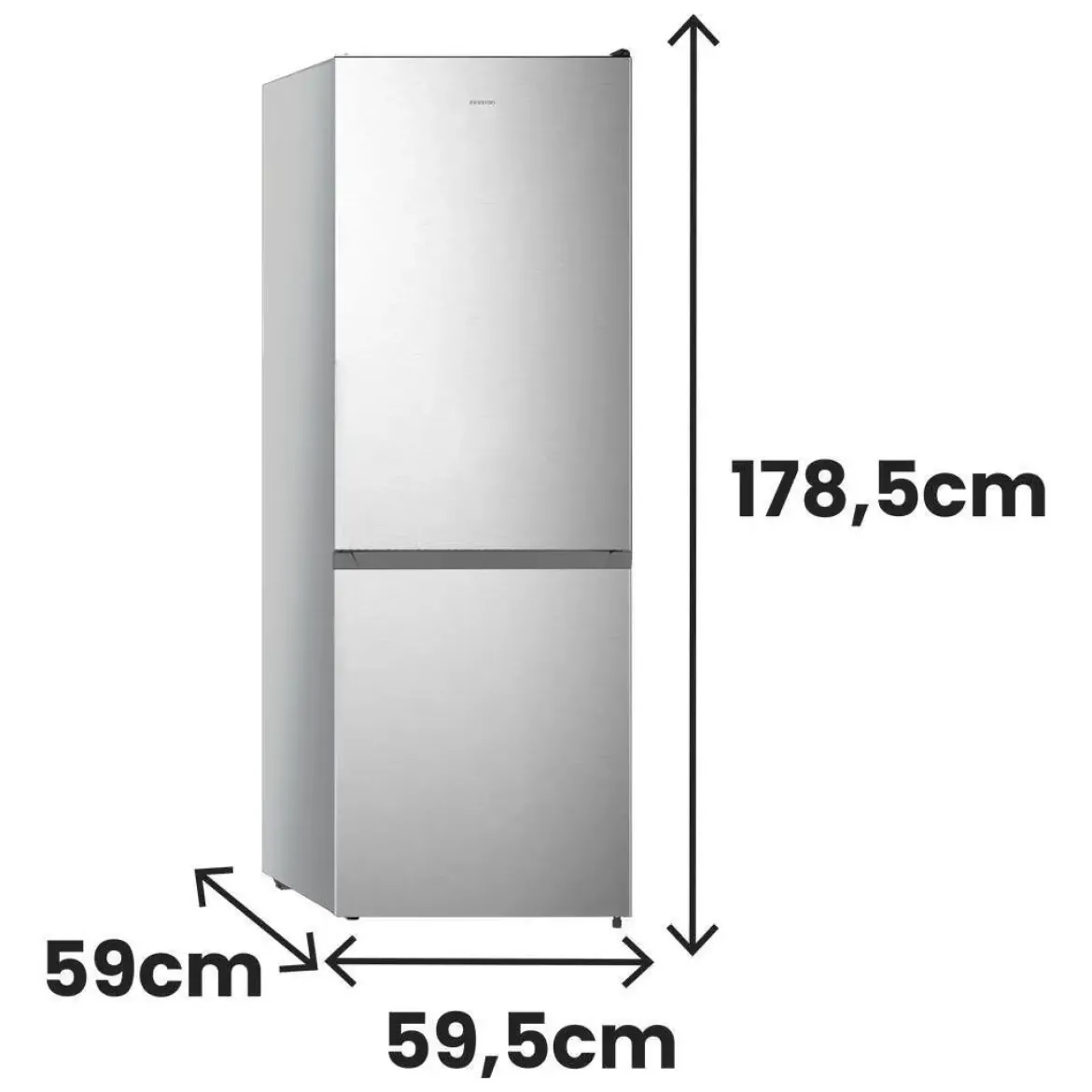 Frigorífico INFINITON No Frost Inox 292L E FGC292C79XEY