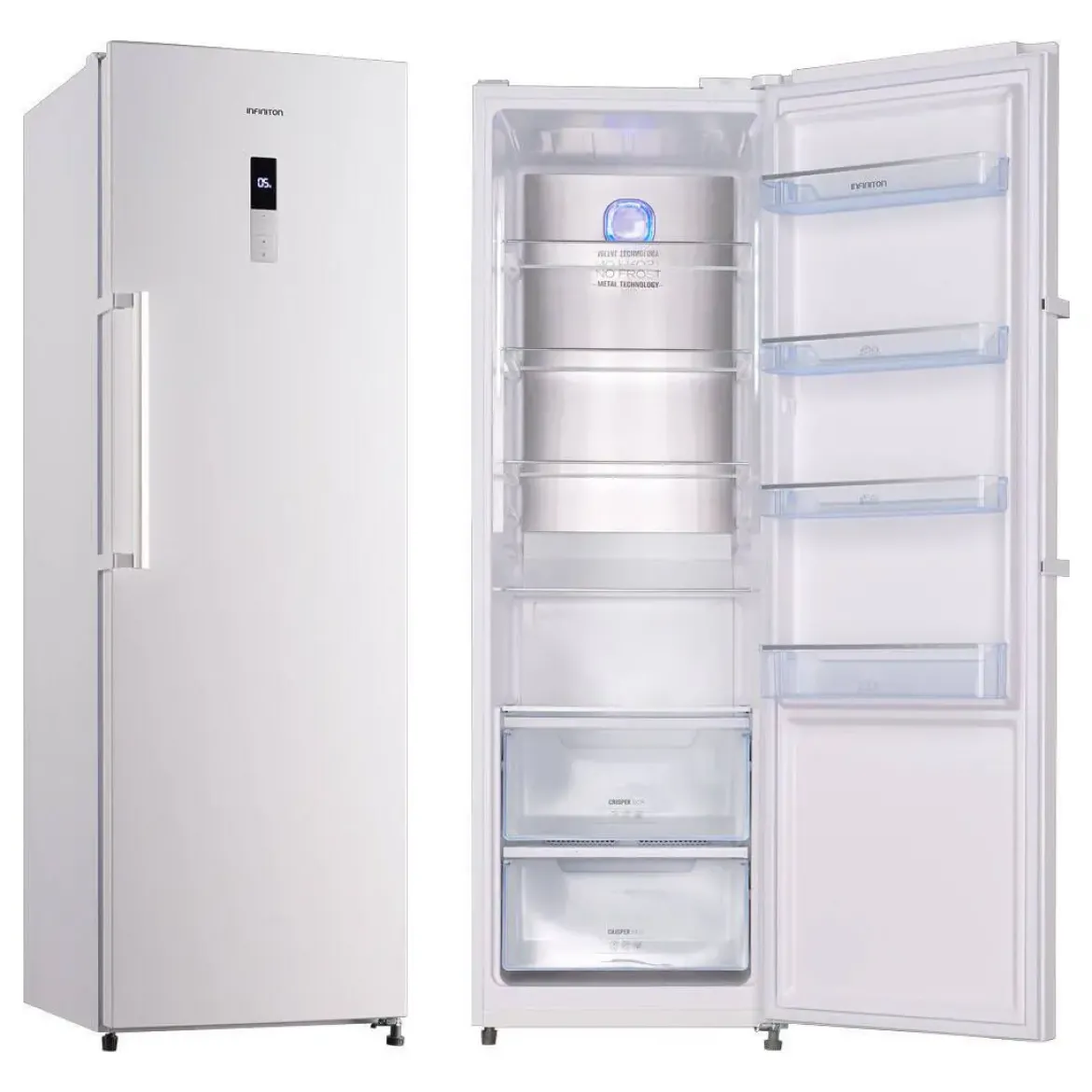 Frigorífico INFINITON 1 Puerta No Frost Blanco E 375L CL360L85WEC