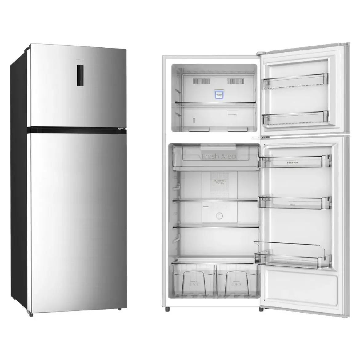 Frigorífico INFINITON 2 Puertas Inox 173x70cm A+ FG420TD76XES