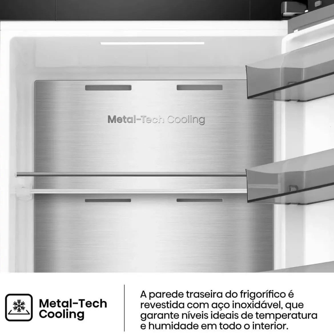 Frigorífico 1 Puerta Hisense RL3K370SAIE1 No Frost Inox 372L Kitchen Fit