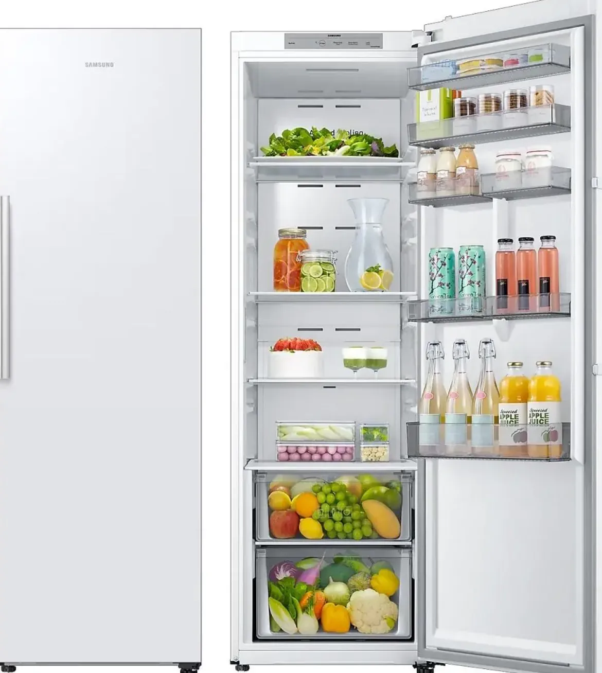 Frigorífico 1 Puerta SAMSUNG No Frost 387L Blanco Eficiencia E RR39C7AF5WW