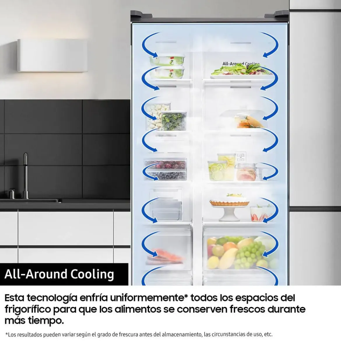 Frigorífico SAMSUNG Side by Side 640L Inverter RS70F65KDTEF