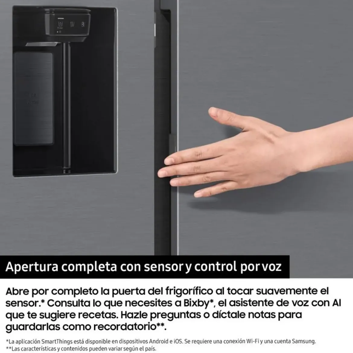 Frigorífico Side by Side SAMSUNG No Frost Inox 621L Display 9" RS90F64EETEF