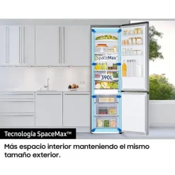 Frigorifico Combi SAMSUNG 390L Clase C con Smart IA RB38C605CWW