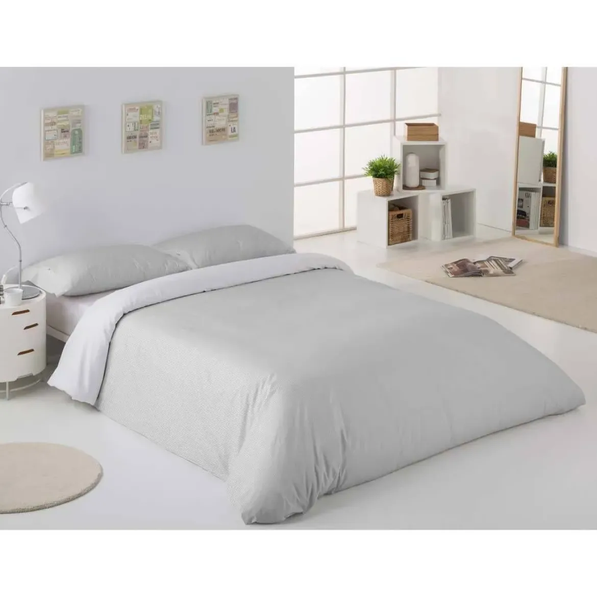 Funda Nórdica 200 Hilos Cama 90 GRETA Perla