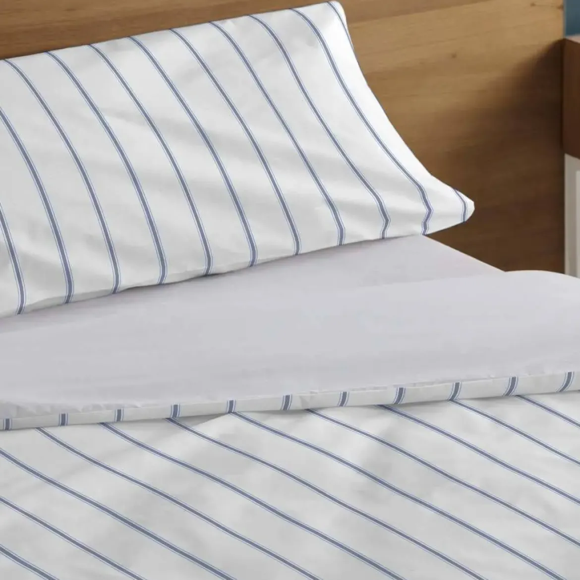 Funda Nórdica 200 Hilos Cama 150 RITA Azul