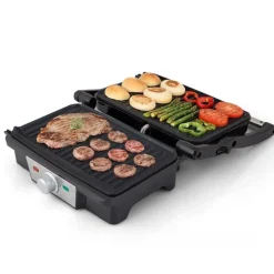 Grill Orbegozo 1500W 2 Placas Abatibles GR3810