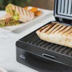 Grill UFESA THOR 750W Parrilla Panini Antiadherente Compacta