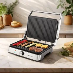 Grill UFESA 2200W Placa Grande Antiadherente 6 Rebanadas UFESA-KILIMANJARO