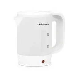 Hervidor de Agua ORBEGOZO KT4510 Viaje 0,5L 900W con 2 Tazas