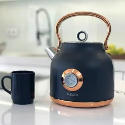 Hervidor Eléctrico 1,7 L 2200W Diseño Art Deco HAEGER EK22B024A