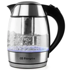 Hervidor Orbegozo Cristal 1.8L Filtro Inox BPA Free KT6040