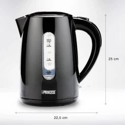 Hervidor PRINCESS 1.7 L 2200 W Negro 236017