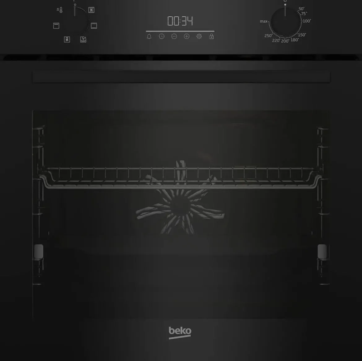 Horno BEKO Multifunción 72L Negro AeroPerfect BCBIE17300KSB