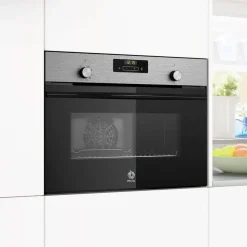 Horno Compacto Balay Multifunción 45cm 71L Cristal Negro Inox 3CB4130X3