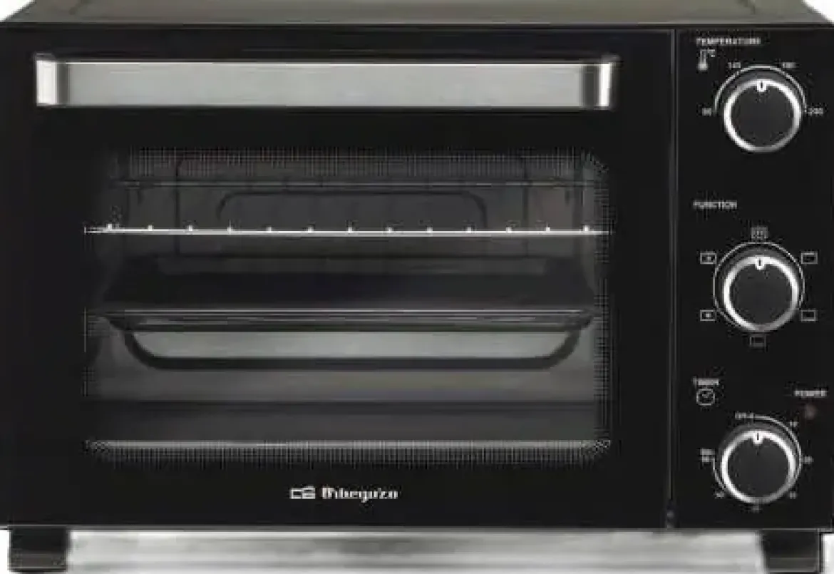 Horno de Sobremesa 45L 1800W Convección Negro Inox ORBEGOZO HOT480