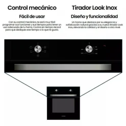 Horno INFINITON 70L Cristal Negro A 3000W 4L70BK