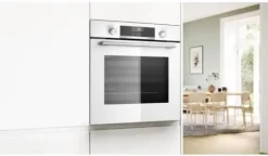 Horno Multifunción BOSCH Cristal Blanco con Air Fry HBG536EW4