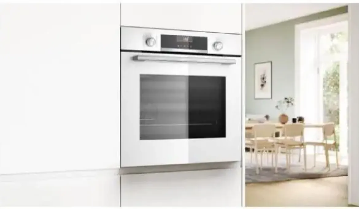 Horno Multifunción BOSCH Cristal Blanco con Air Fry HBG536EW4