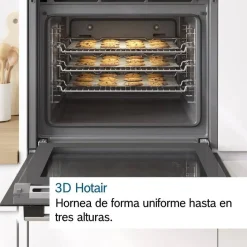 Horno Multifunción BOSCH 71 L AirFry Acero Inoxidable HBA514ES4