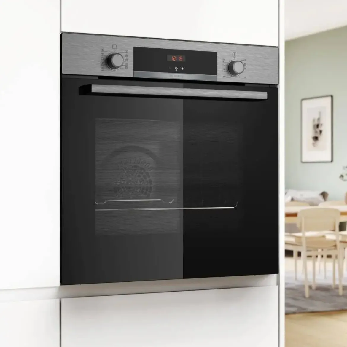 Horno Multifunción BOSCH 71 L AirFry Acero Inoxidable HBA514ES4