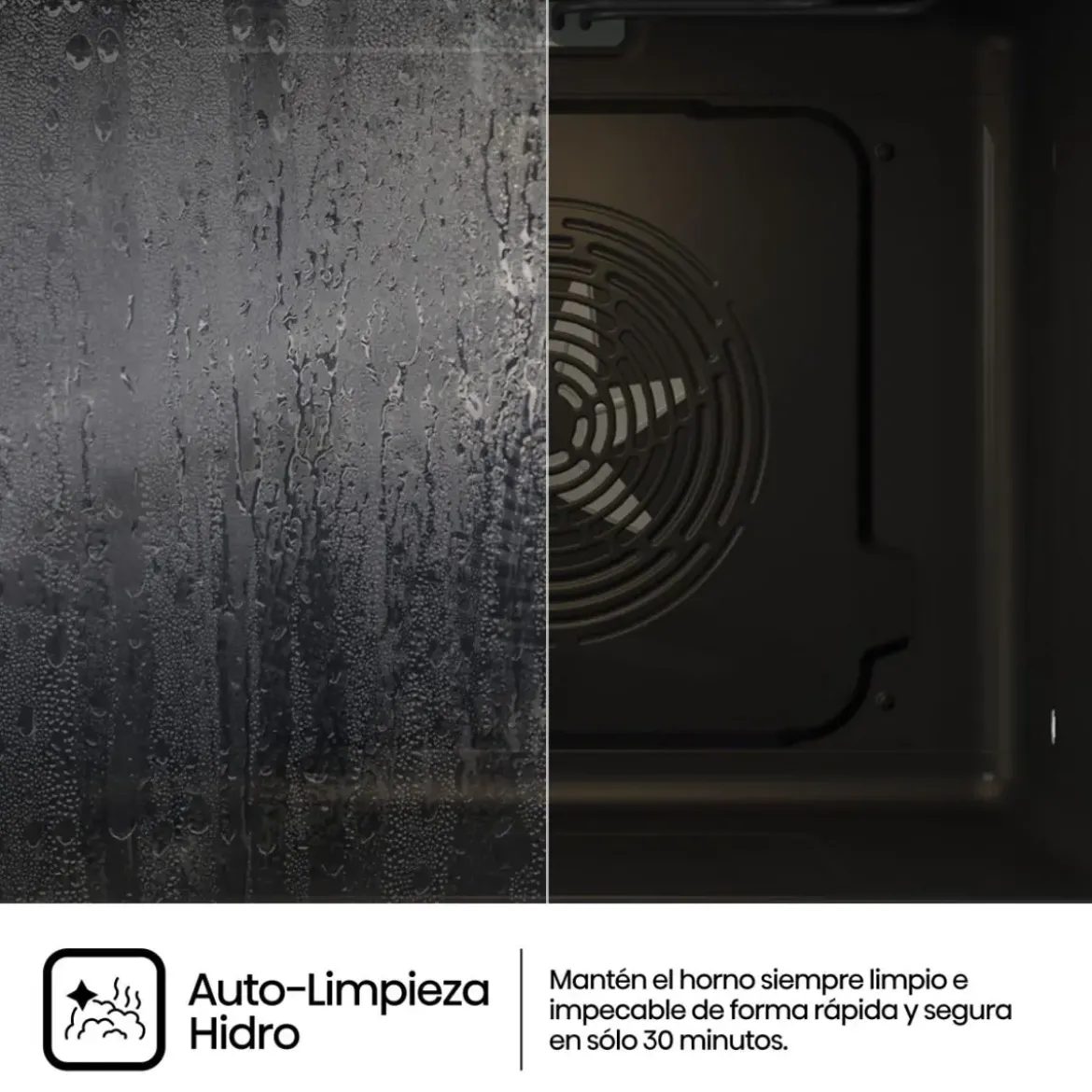 Horno Multifunción Hisense 77L Hidrolítico Inox BI62216AXE2