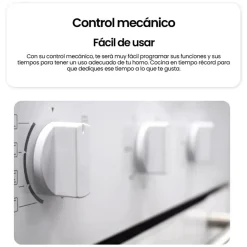 Horno multifunción INFINITON 65L Cristal Blanco A 818LB