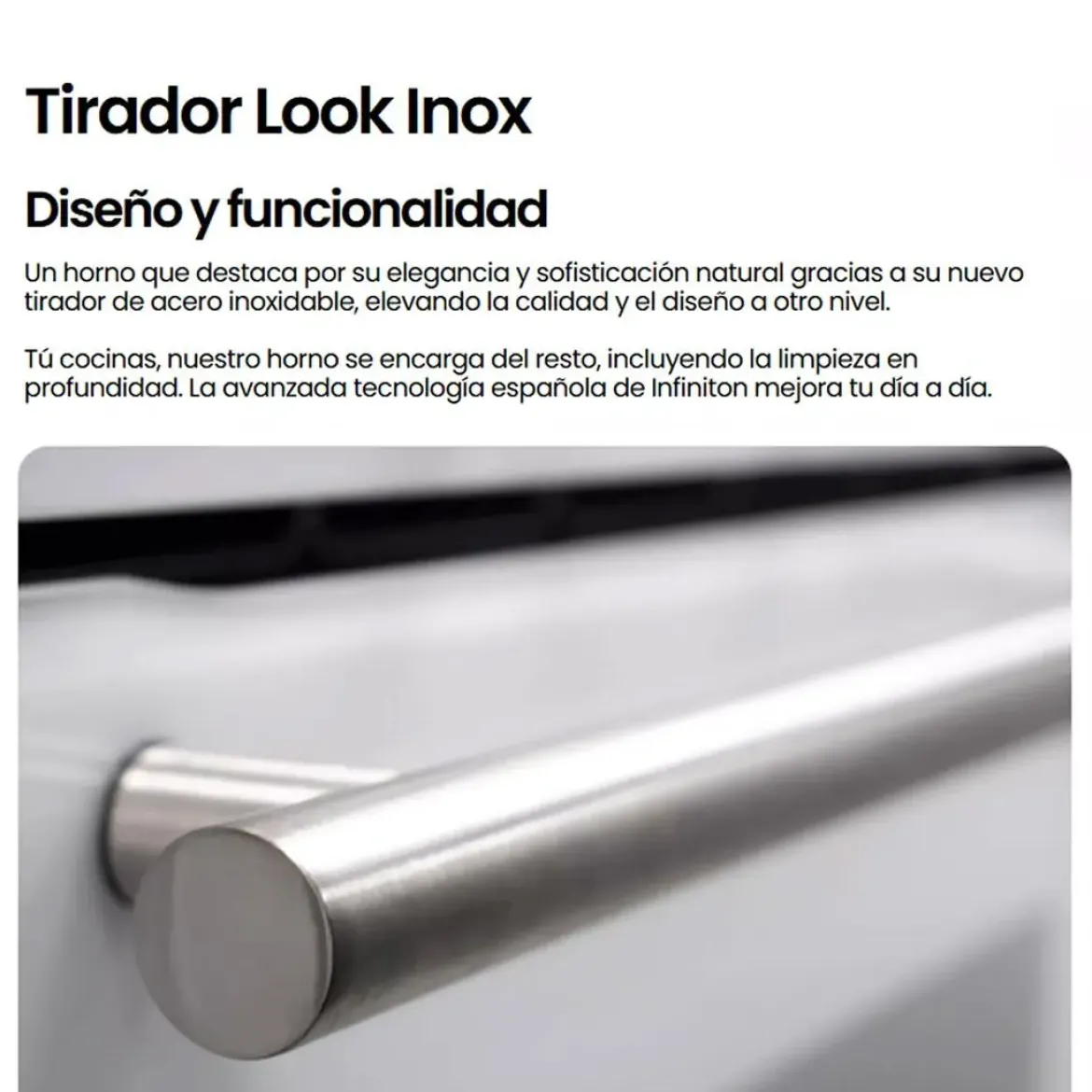 Horno multifunción INFINITON 65L Cristal Blanco A 818LB