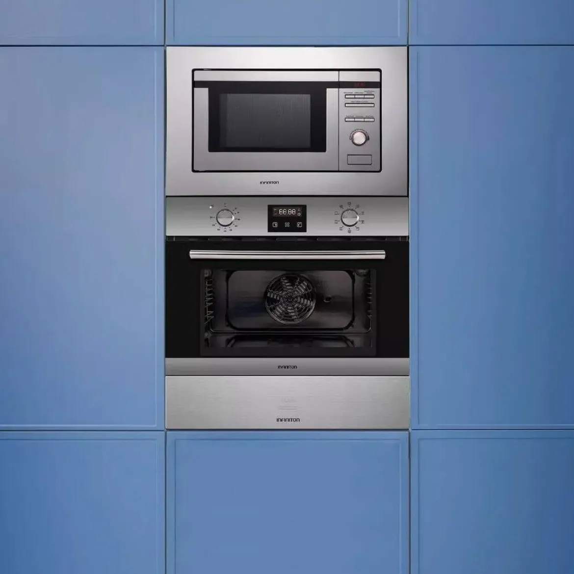 Horno Multifunción INFINITON 45L 2800W Inox Clase A 40TAX1