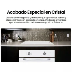 Horno Multifunción Radiación Cristal Blanco 70 L A INFINITON WF470