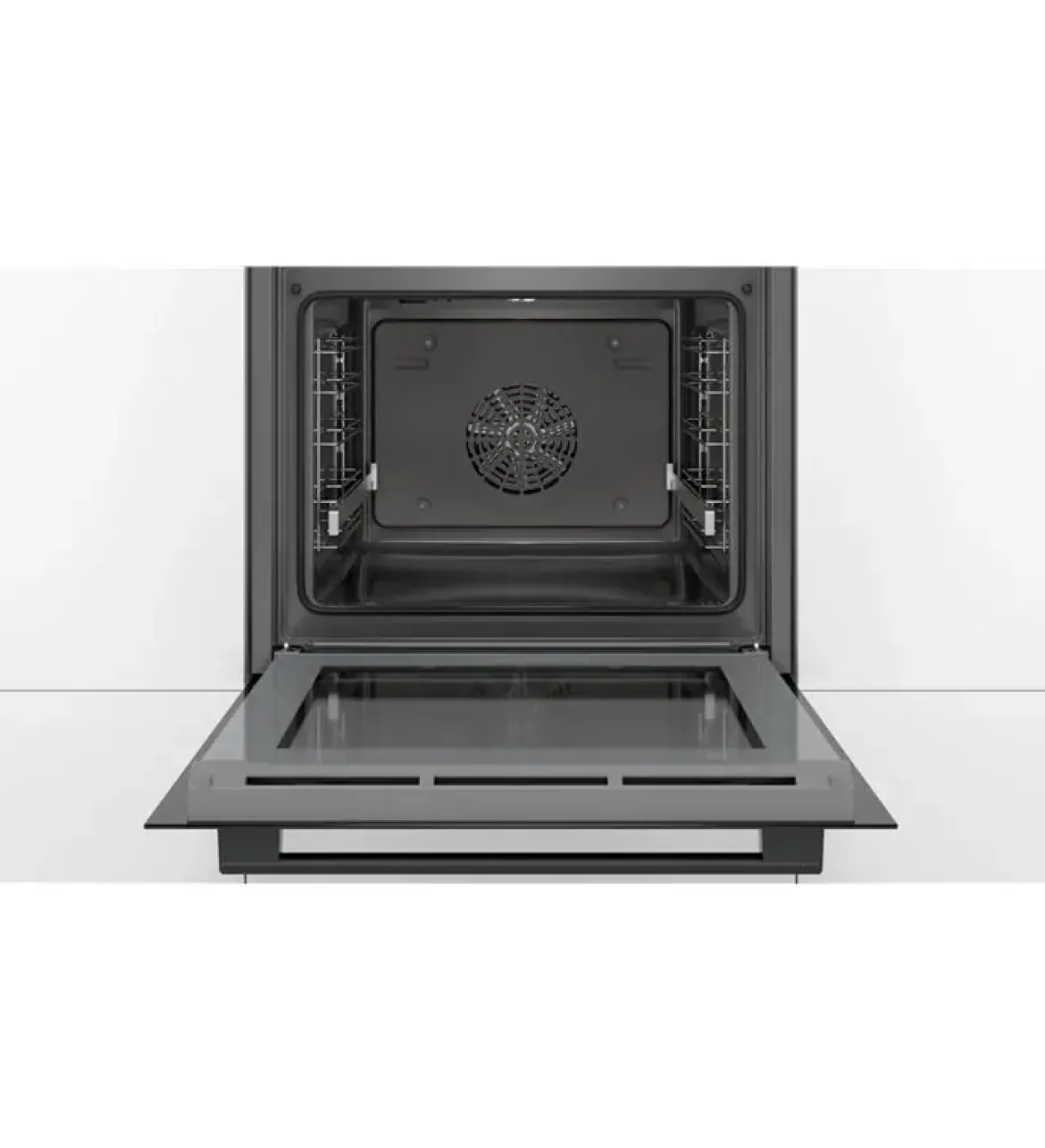 Horno Multifunción Vapor Bosch 71L Cristal Negro Inox HRA5380S1