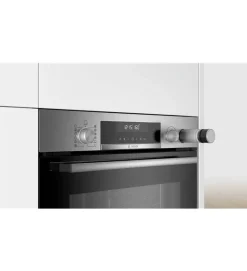 Horno Multifunción Vapor Bosch 71L Cristal Negro Inox HRA5380S1