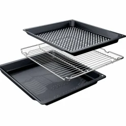 Horno pirolítico Bosch AirFry Gourmet cristal negro inox HBG578ES3