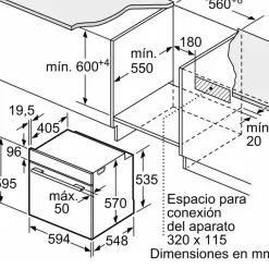 HORNO PIROLÍTICO BOSCH HBG578EW7