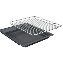 Horno pirolítico Bosch 71L cristal negro inox A HBA574ES3