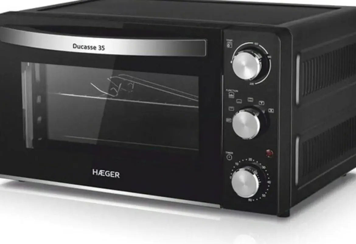Horno sobremesa Haeger convección 35L negro OV35B033A