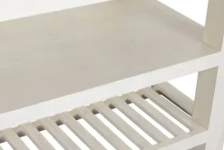 Isla de Cocina de Madera con Encimera de Mármol MB-224037