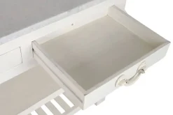 Isla de Cocina de Madera con Encimera de Mármol MB-224037